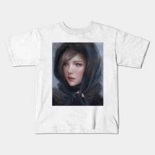 Girl portrait Kids T-Shirt